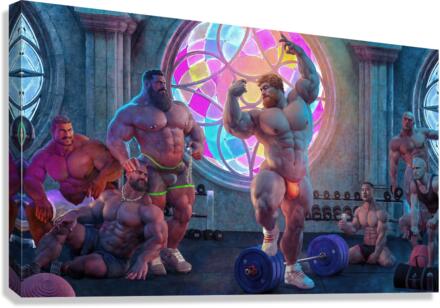 The Creation of Bruin Canvas Print