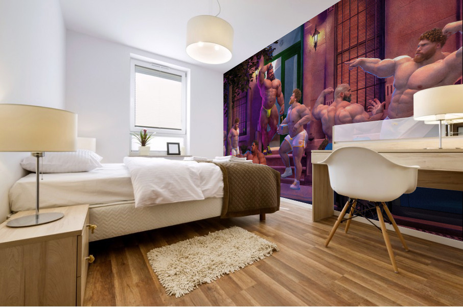 The Crossing of Chelsea Mural print