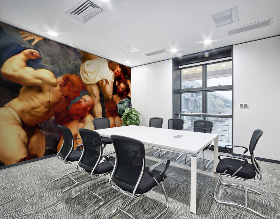 The Ascension of Chris at Steamworks Wall Printing